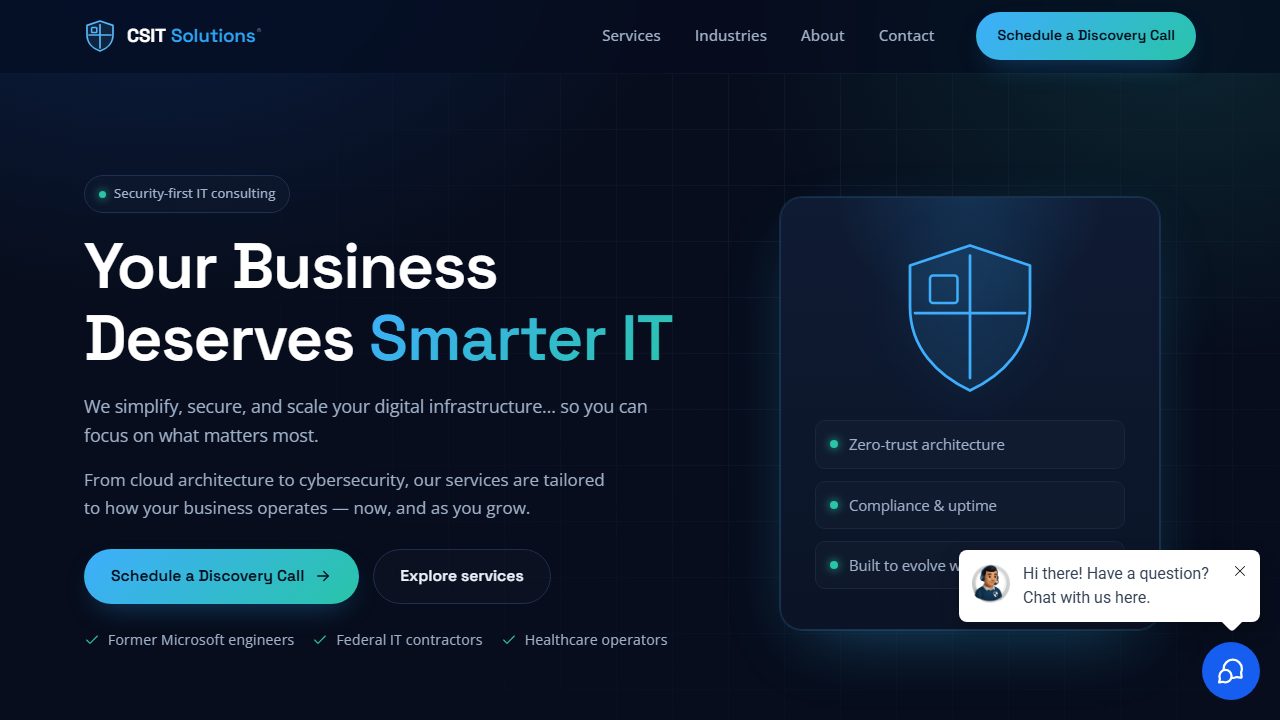 CSIT Solutions — site preview