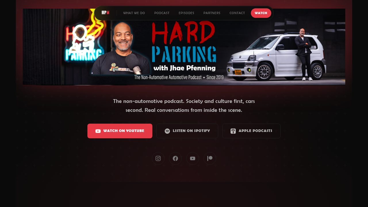 Hardparking — site preview