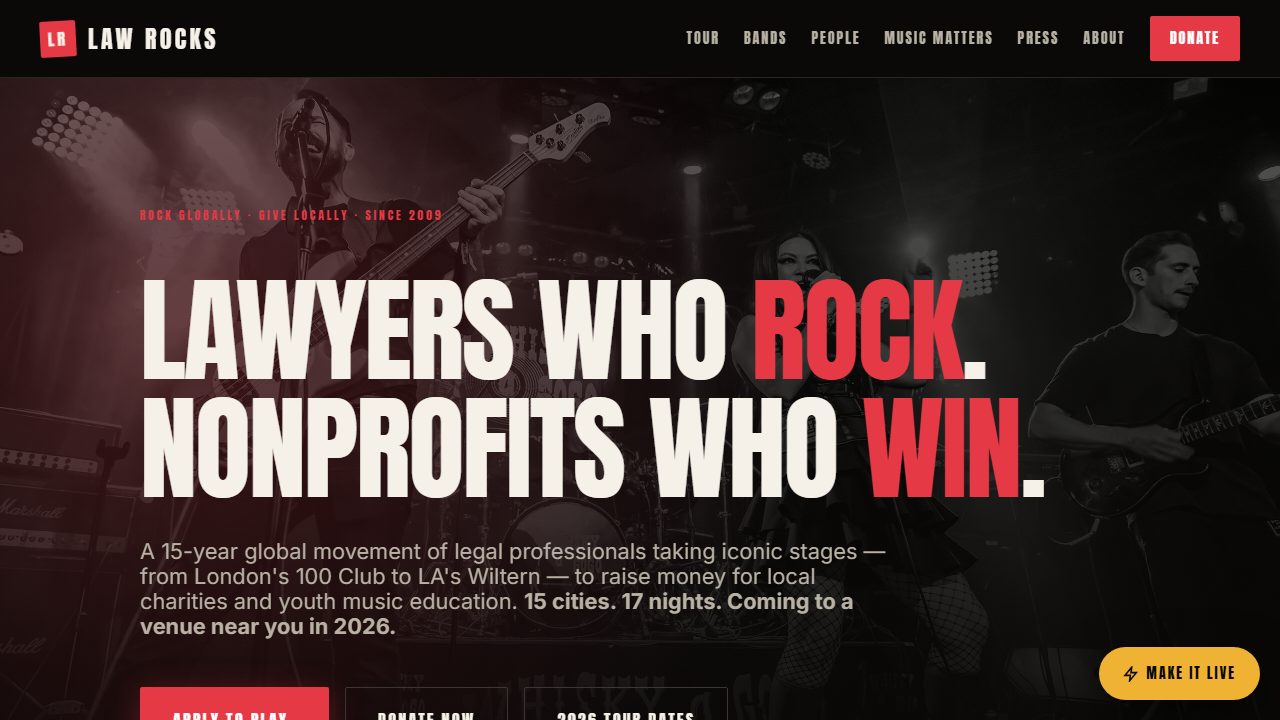 Law Rocks — site preview